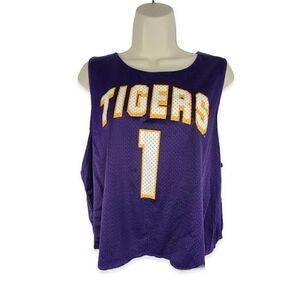 Rivalry Threads LSU Reversible crop top Large